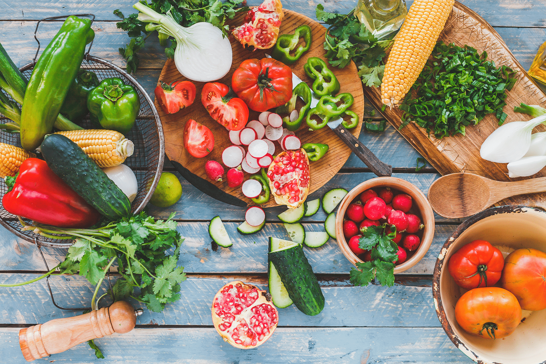 Sommer, Gemüse, Salat Kantinen, Küchen, Gemeinschaftsverpflegung, Gastronomie